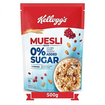 kellogg's muesli no added sugar - 500gm